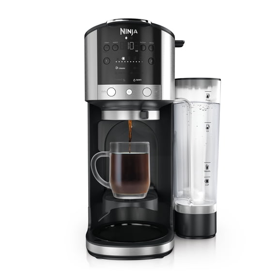 Ninja DualBrew Coffee Maker,Brew Classic, Rich, Over Ice, & Cold Brew, Brew Single-Serve Cup to Full 12-Cup Carafe, GP161 Stainless Steel