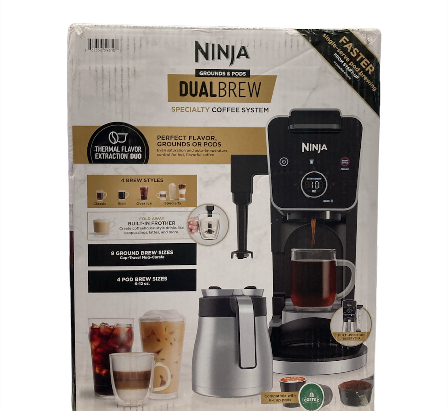 Ninja Ground & Pods DualBrew Pro Specialty Coffee System Maker