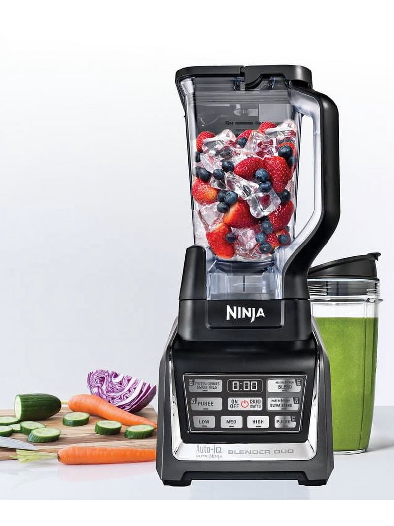 Ninja Duo Auto IQ Blender with NutriNinja Single Serve Cups (BL641
