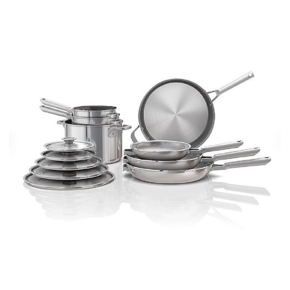 Ninja Everclad 12 Piece Oven Safe Stainless Steel Cookware Set