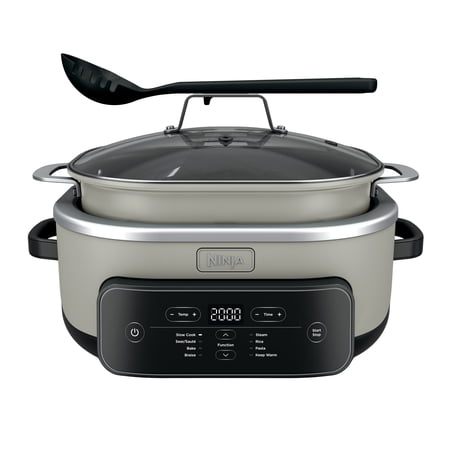 Ninja 8-in-1 PossibleCooker Plus 7.5 Qt Multi-Cooker, Slow Cooker, Steamer, Dutch Oven, MC2000WMSD Stone