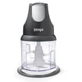 thumbnail image 1 of Ninja Express Chop 200 W Food Processor, Mince, Puree, One-Touch, Non-Slip Base, Dishwasher Safe, NJ100WM Black, 1 of 9