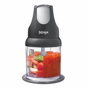 Ninja Express Chop 200 W Food Processor, Mince, Puree, One-Touch, Non-Slip Base, Dishwasher Safe, NJ110GR Gray