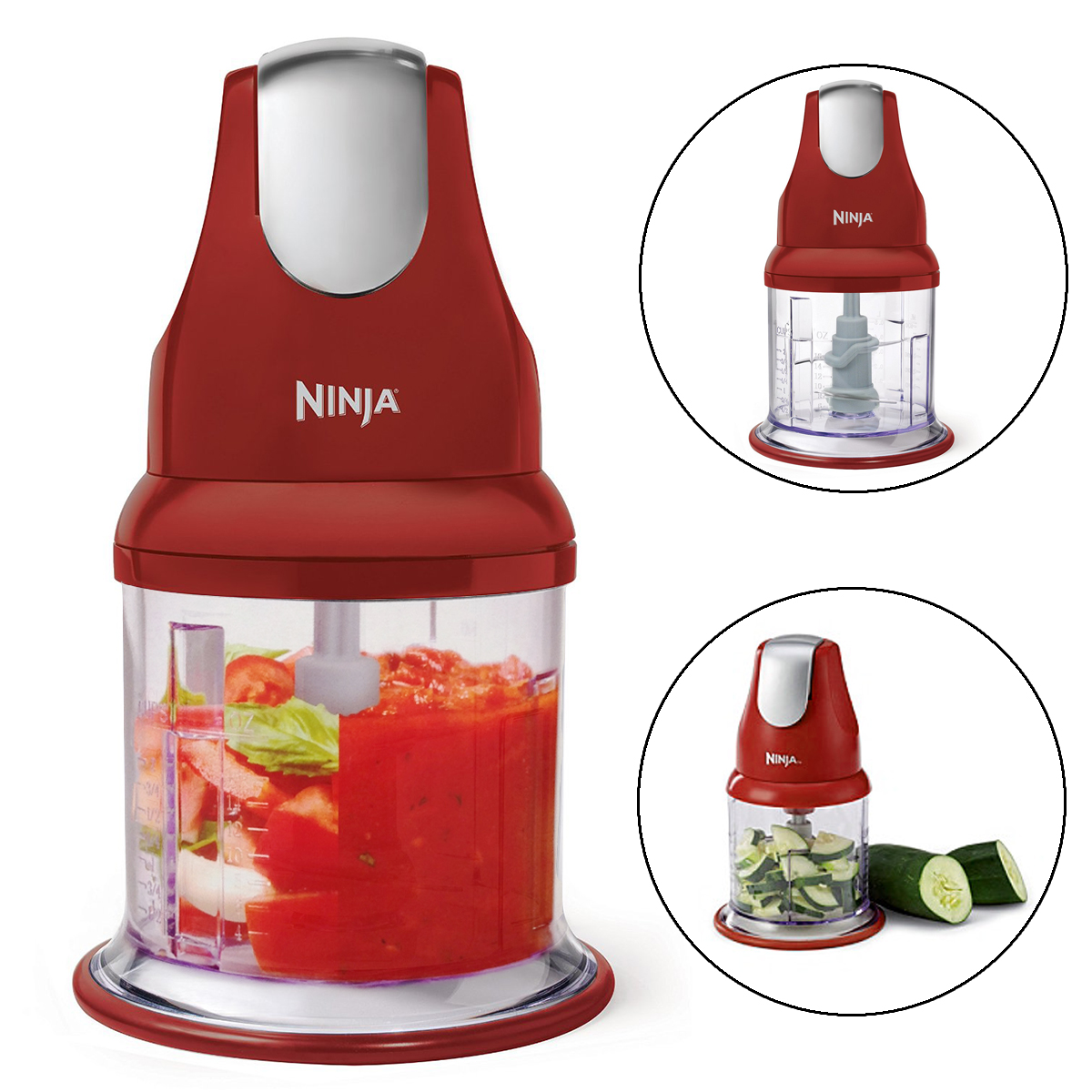 Ninja Express Chopper - Red (NJ100) - image 1 of 2