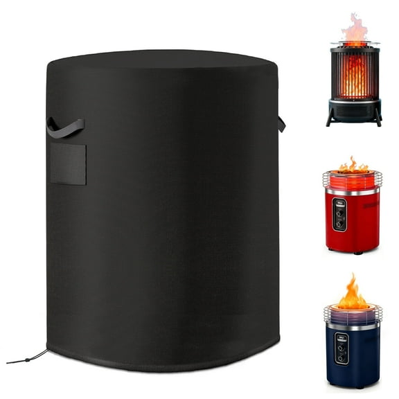 Ninja Fireside 360 Outdoor Heater & Fire Pit, Waterproof Firepit Covers Round,24" D x 29" H