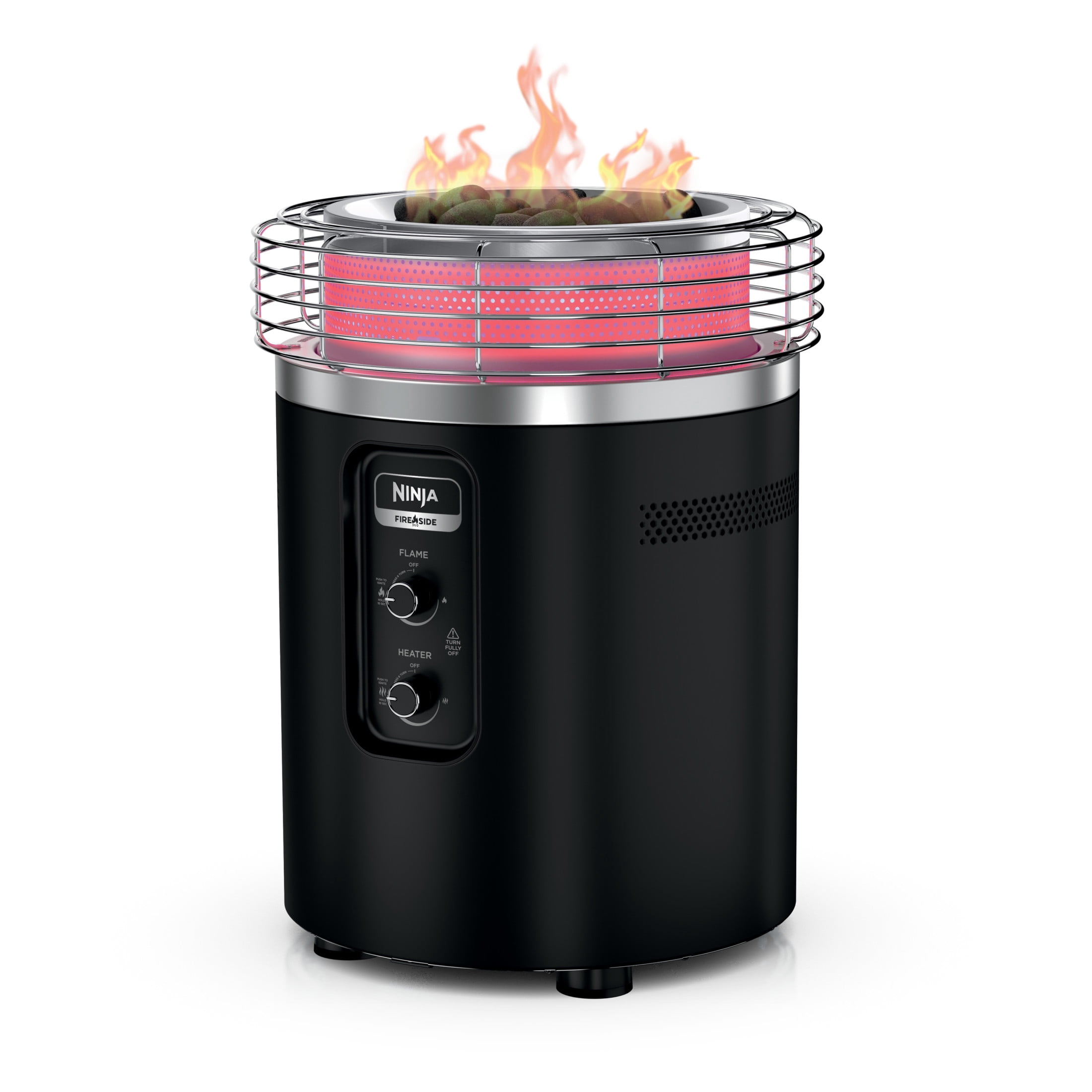Ninja Fireside360 Outdoor Heater & Fire Pit, Black - Walmart.com