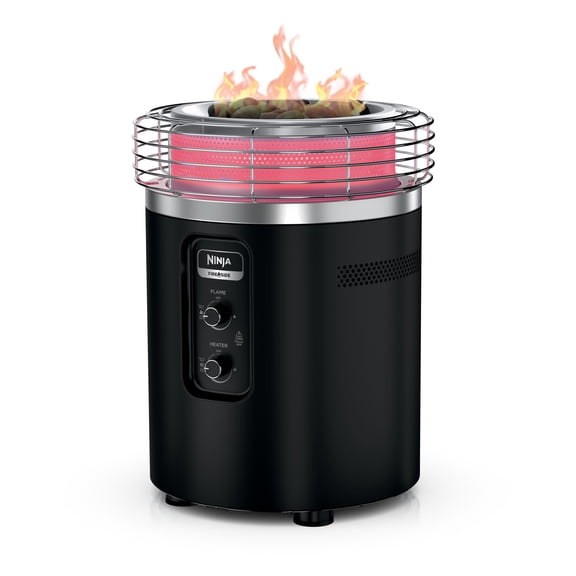Ninja Fireside360 Outdoor Heater & Fire Pit, Black
