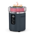 thumbnail image 1 of Ninja Fireside360 Outdoor Fire Pit & Heater, with 3 Modes, Flame Only, Heat Only, Flame & Heat, Portable for Patio, Deck, Camping, Beach, Easy Control Flames and Heat, Cyberspace, 1 of 9