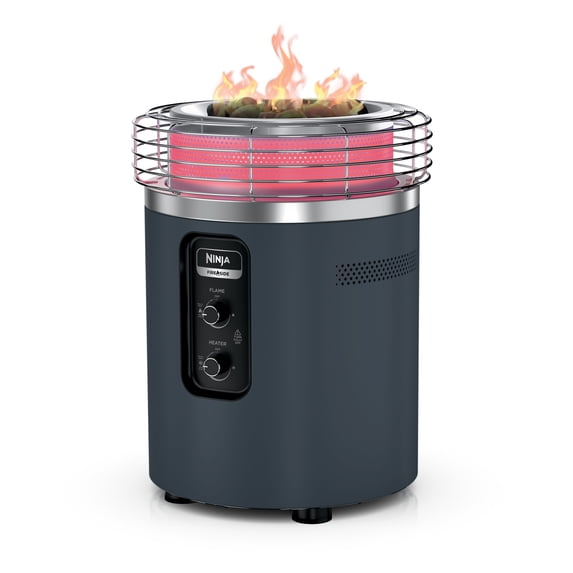 Ninja Fireside360 Outdoor Heater & Fire Pit, Cyberspace Gray