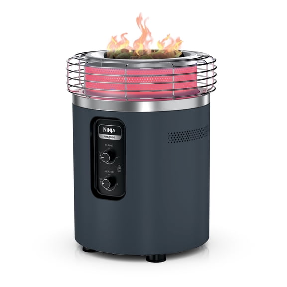Ninja Fireside360 Outdoor Heater & Fire Pit, Cyberspace Gray