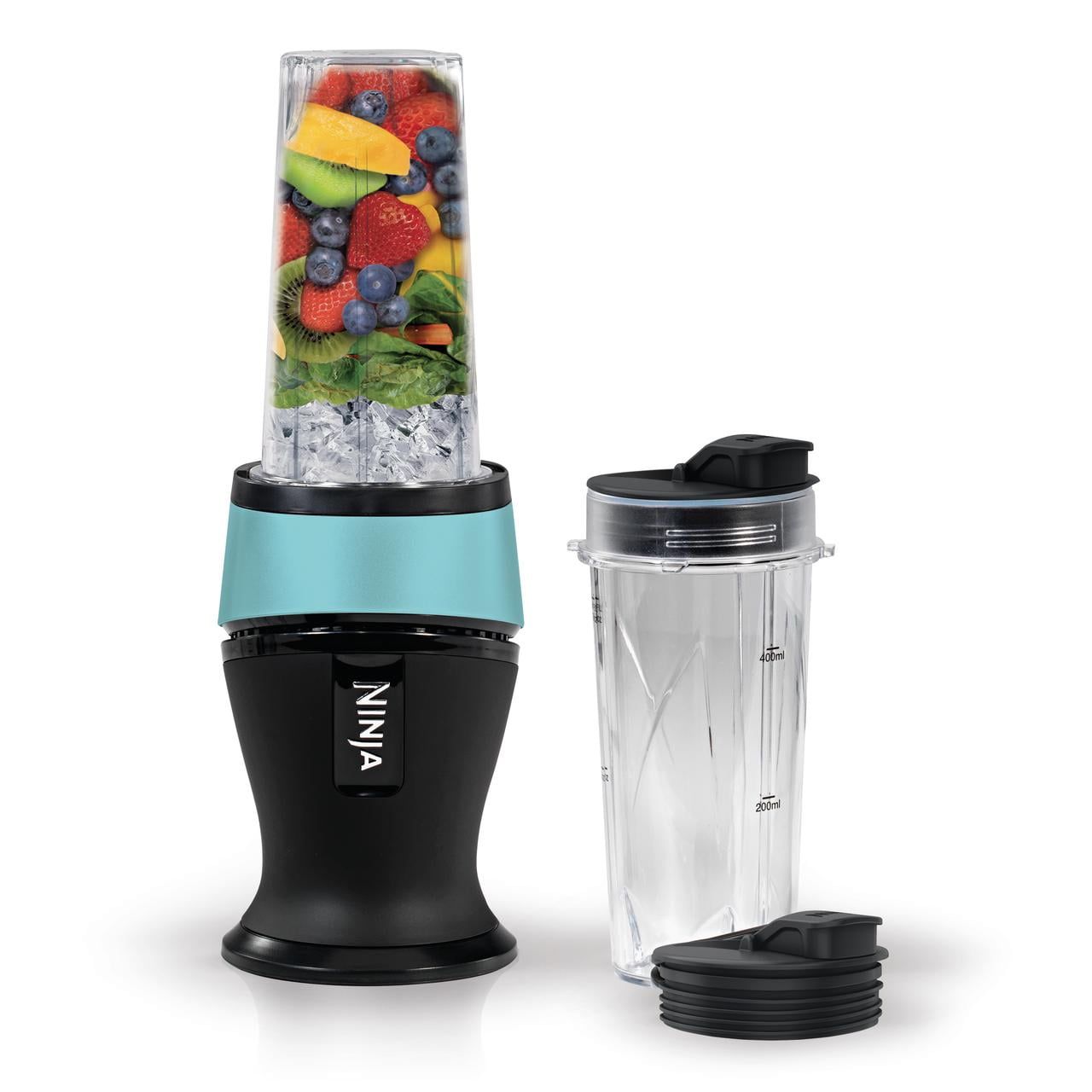 Ninja Fit Personal Single Serve Blender Aqua Two 16 oz. Cups Qb3000aq