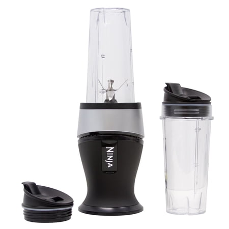 Ninja Fit Personal Single-Serve Blender, 700PW, Nutrient Extraction, Smoothies, (2) 16-oz. Cups, QB3001SS Gray
