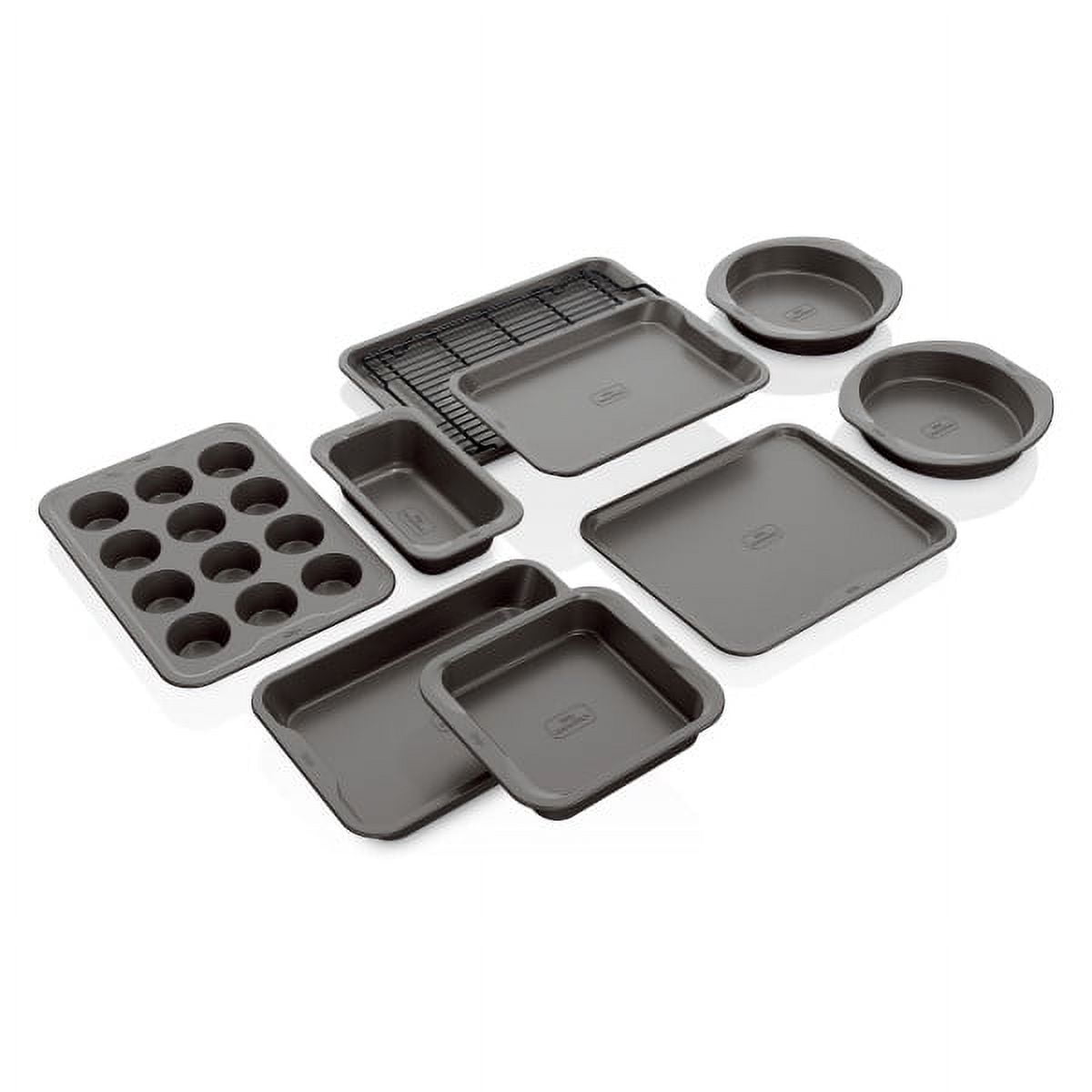 New Ninja Foodi Deluxe 3-Piece Bakeware Set Black Deluxe Baking Kit  Accessories
