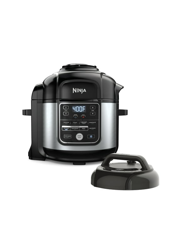 Ninja Foodi 10-in-1 8-Quart XL Pressure Cooker Air Fryer Multicooker, Stainless, OS400