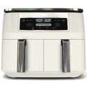 8QT Ninja Foodi 4-in-1 Air Fryer w/ 2x Basket DualZone Technology (Dove)