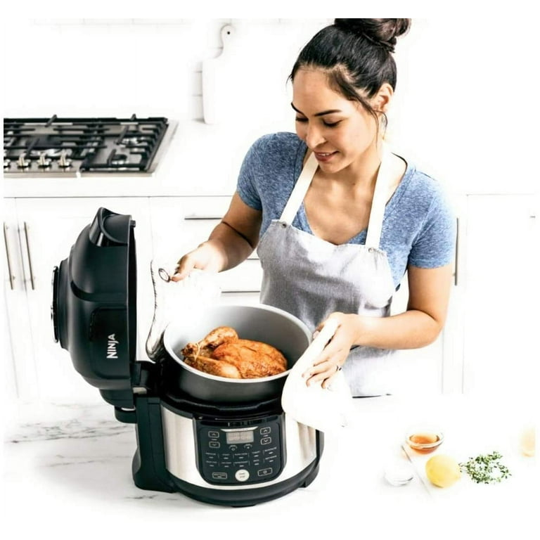Ninja Foodi 6.5 qt. 11 in 1 Pro Pressure Cooker Air Fryer with Stainless Finish Walmart