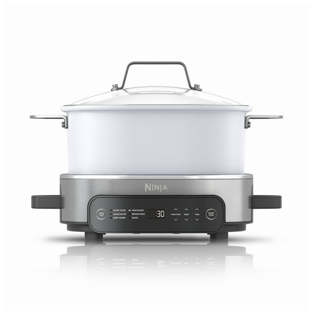 Ninja Foodi 6.5 qt Everyday PossibleCooker, Stainless Steel/White