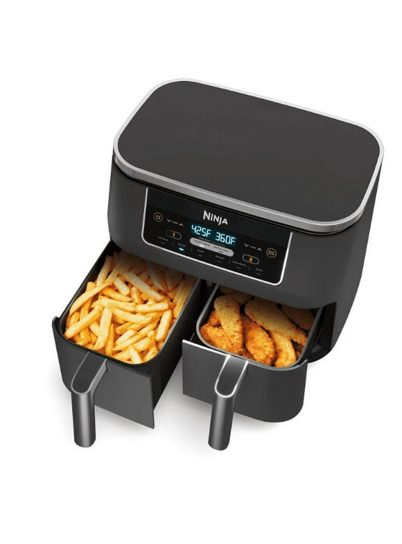 Ninja® Foodi® 6-in-1 8-Quart. 2-Basket Air Fryer with DualZone™ Technology- Air Fry, Roast, and more
