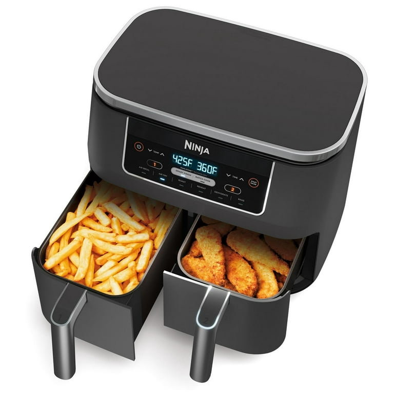 Ninja® Foodi® 6-in-1 8-Quart. 2-Basket Air Fryer with DualZone™ Technology-  Air Fry, Roast, and more 