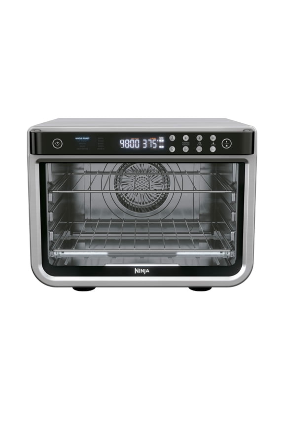 Foodi 8-in-1 XL Pro Air Countertop Oven, 2 Level Cooking, Air Fryer, Bake, Roast, Toast, with True Surround Convection Technology, DT200 Stainless Steel