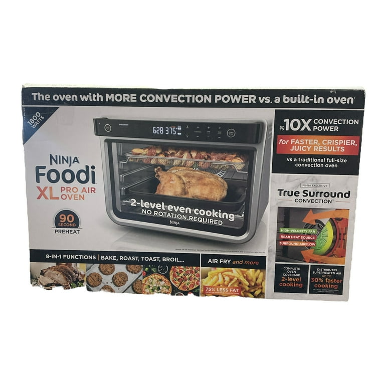  Ninja DT202BK Foodi 8-in-1 XL Pro Air Fry Oven, Large