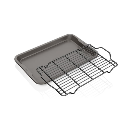 Ninja Foodi NeverStick Premium 2-Piece Baking Sheet & Rack Set, 10x15”, Aluminized, Oven Safe