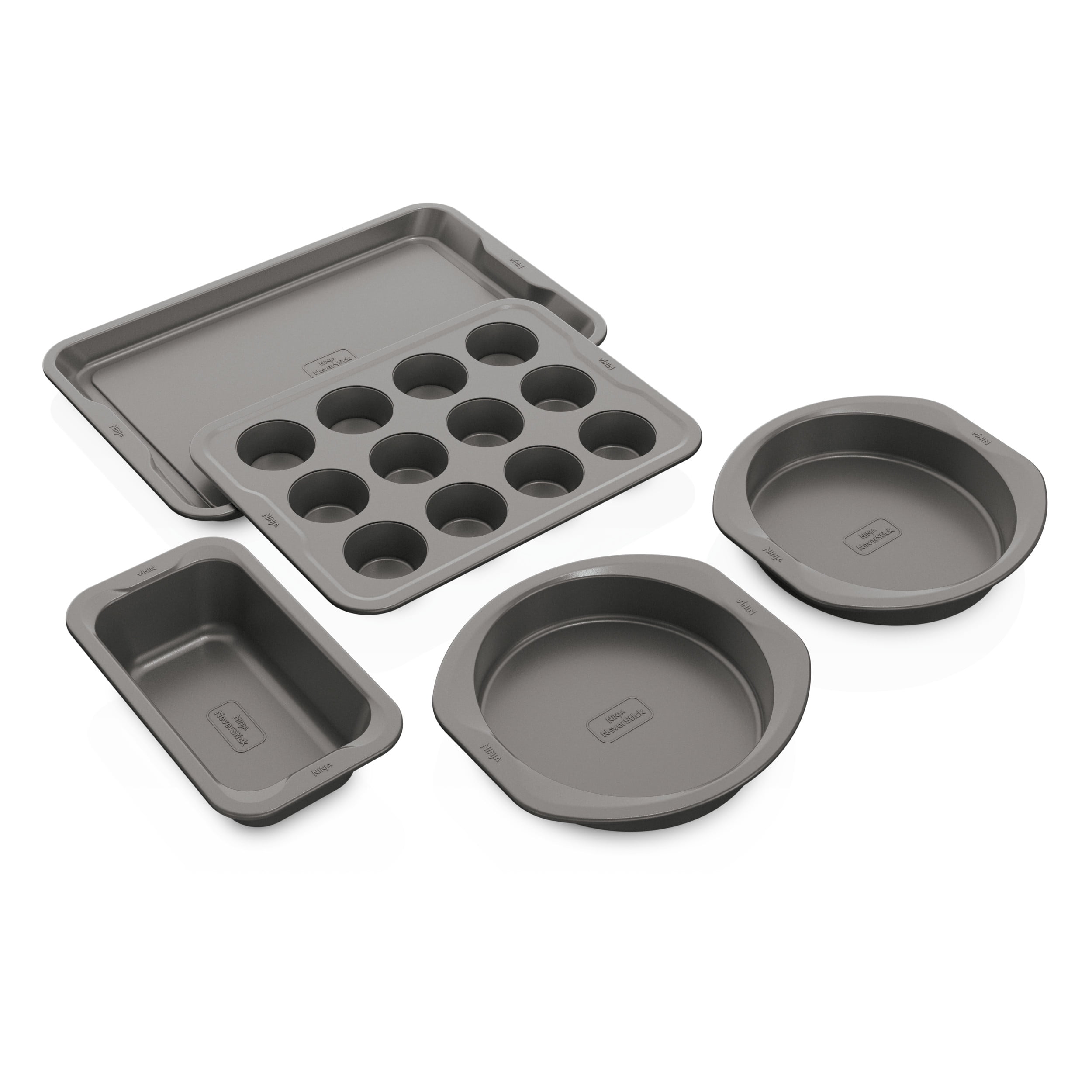 Ninja Foodi Gray Aluminum 5-Piece Bakeware Set