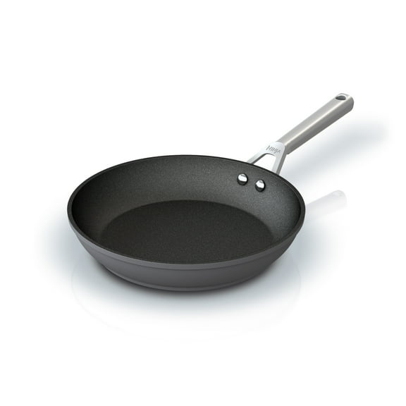 Ninja C30026 NeverStick Premium 10.25 Inch Fry Pan, Hard-Anodized, Nonstick, Durable & Oven Safe to 500F, Slate Grey