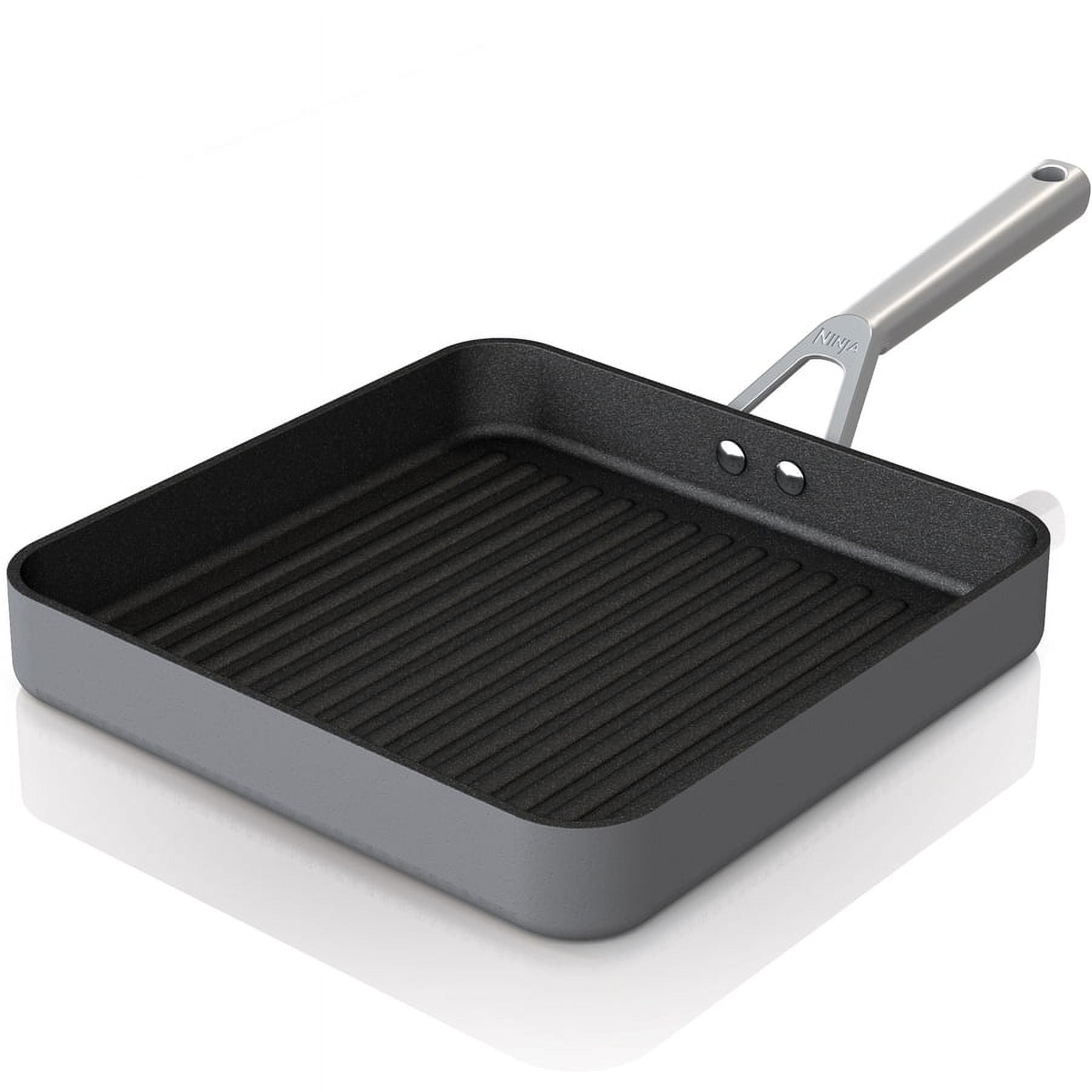SAKUCHI Sakuchi 11 Inch grill Pan for Stove Tops Induction compatible, Nonstick Square griddle Pan for grilling, Frying, Sauteing