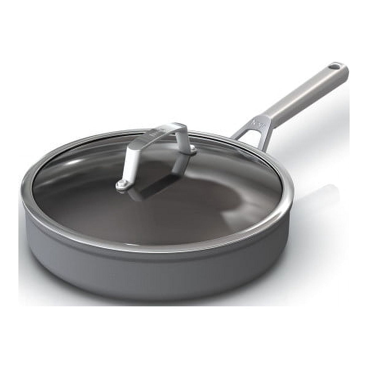 Ninja Foodi NeverStick Premium Hard-Anodized 3-Quart Saute Pan, Slate Gray