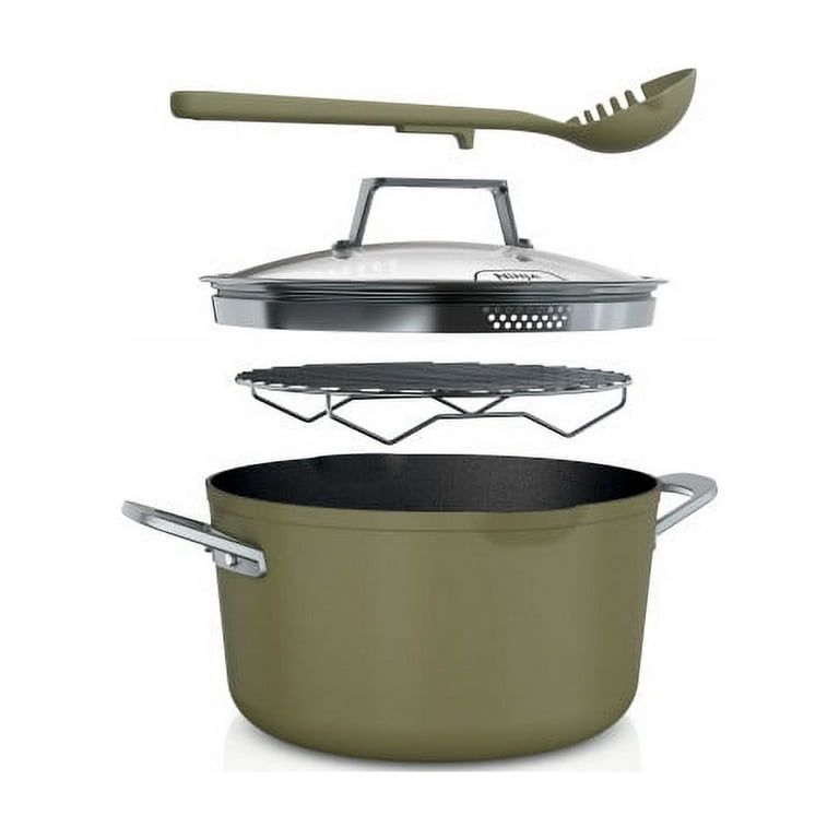 Luxury Green Household Non Stick Pot Set Gift Pot Soup Frying Pan