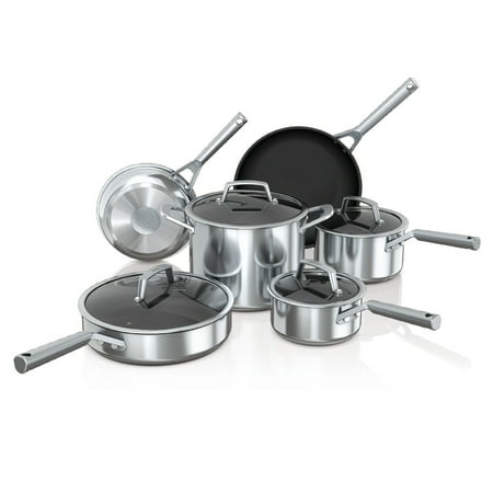 Ninja™ Foodi™ NeverStick® Stainless 10-Piece Cookware Set -C69500