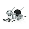 thumbnail image 1 of Ninja Foodi Neverstick Essential Stainless 11-Piece Cookware Set, C79600, 1 of 9