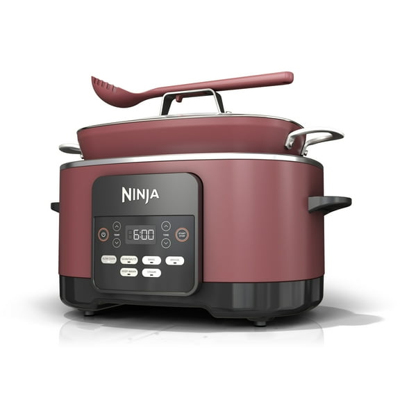 Ninja Foodi Possible 10-in-1 8.5 Qt Programmable Multi-Cooker w/ Triple Fusion Heat Technology, MC1000WM Cherry Tarte Red