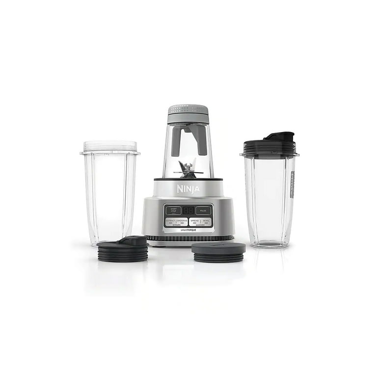  Ninja SS401 Foodi Power Blender Ultimate System with 72 oz  Blending & Food Processing Pitcher, XL Smoothie Bowl Maker and Nutrient  Extractor* & 7 Functions, Silver (Renewed) : Home & Kitchen