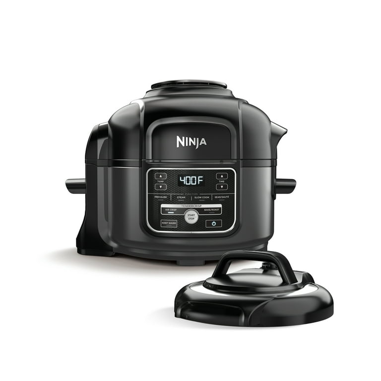 Ninja Foodi Programmable 10-in-1 5-Quart Pressure Cooker and Air Fryer -  FD101 Stainless Steel (Renewed)