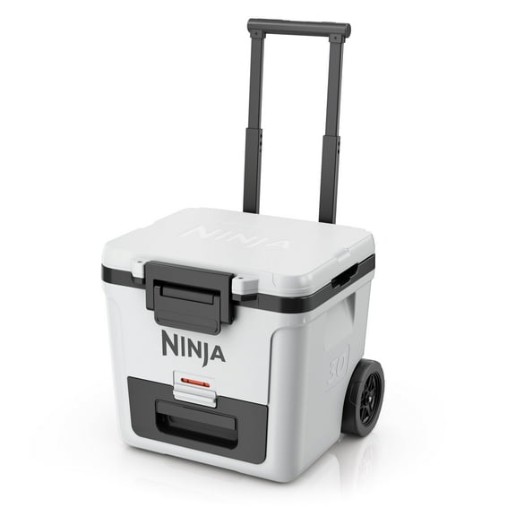 Ninja FrostVault 30 Quart Wheeled Cooler, White