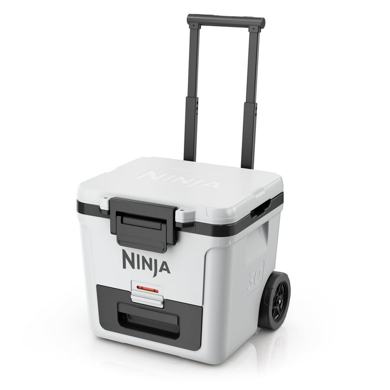 ナヴイッククレクール3 Ninja FrostVault 30 Quart Wheeled Cooler, White - Walmart.com