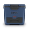 thumbnail image 1 of Ninja FrostVault 42-Qt Wheeled Cooler with Cold Dry Zone, Integrated Fridge-Temp Dry Storage Drawer, Premium Heavy-Duty Insulated Cooler, Keeps Ice for Days, FB242BL Lakeshore Blue, 1 of 8