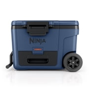 Ninja FrostVault 45-Qt Wheeled Cooler with Cold Dry Zone, Integrated Fridge-Temp Dry Storage Drawer, Premium Heavy-Duty Insulated Cooler, Keeps Ice for Days, FB