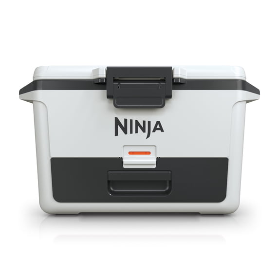 Ninja FrostVault 50-Qt Hard Cooler with Cold Dry Zone, Integrated Fridge-Temp Dry Storage Drawer, Premium Heavy-Duty Insulated Cooler, Keeps Ice for Days, FB151WH Cloud White