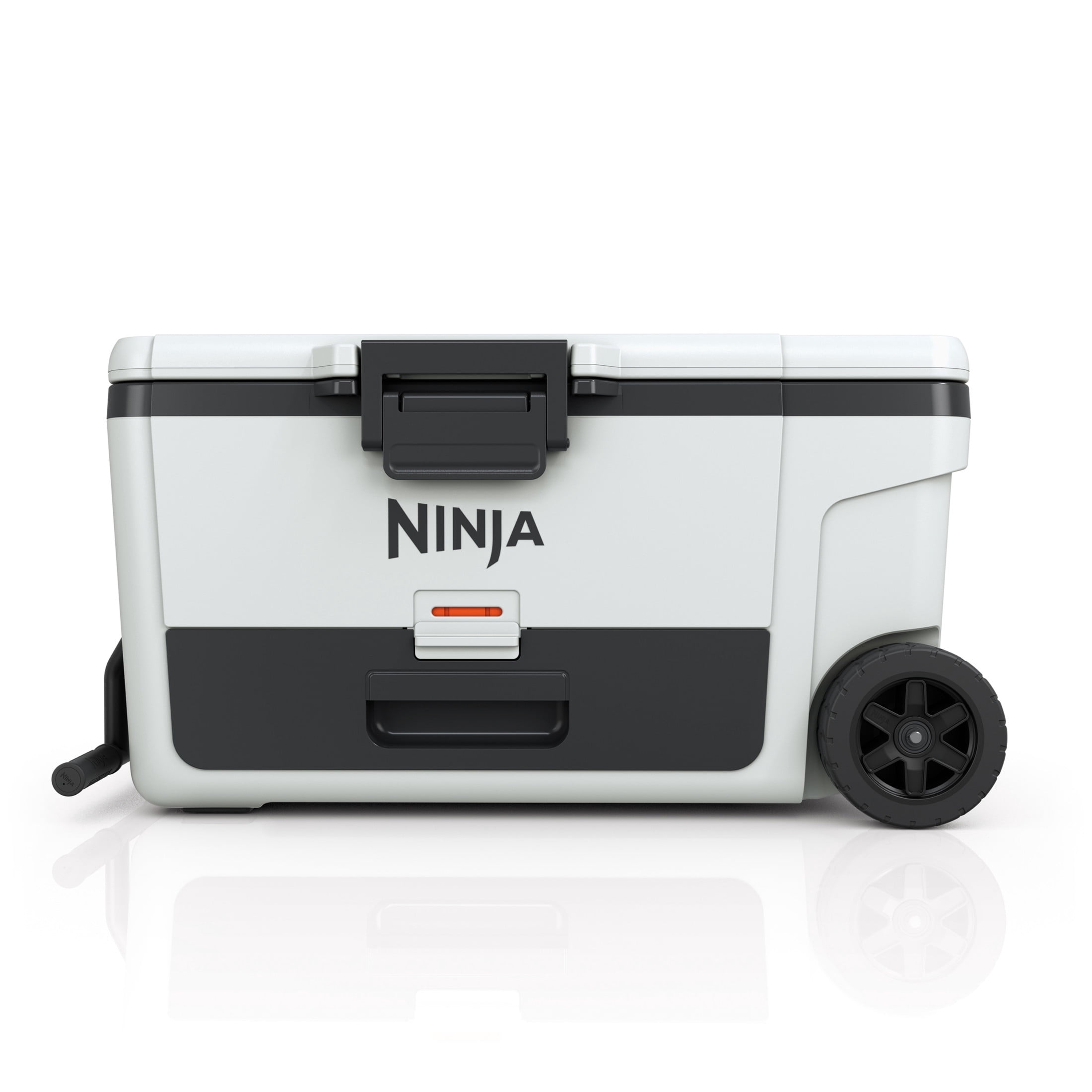 Ninja FrostVault 65-Qt Wheeled Cooler with Cold Dry Zone, Integrated Fridge-Temp Dry Storage Drawer, Premium Heavy-Duty Insulated Cooler, Keeps Ice for Days, FB265WH Cloud White