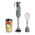 thumbnail image 1 of Ninja Power Duo Immersion Mixer, Hand Stick Blender, 3 Speeds, with Whisk, SplatterShield, PanProtect, 3-Cup Blending Vessel, CI200 Gray, 1 of 10