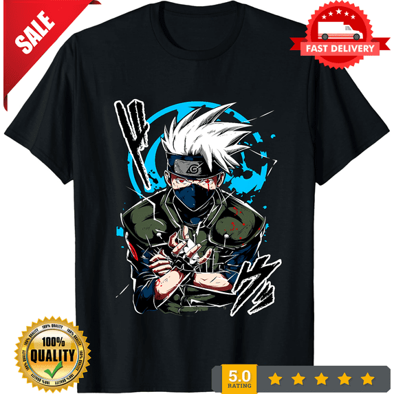 Ninja Hero Design Shirt, Hatake Kakashi Shirt - Anime Shirt, Unisex Shirt Your Go To for Effortless Fashion
