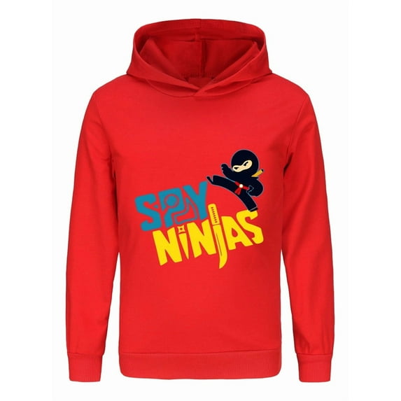 Ninja Hoodie for Kids Pullover Sweatshirt, Boys Girls Active Long Sleeve Outfit