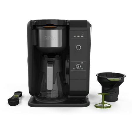 Ninja - Hot & Cold Brew 10-Cup Coffee Maker - Black/Stainless Steel