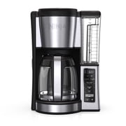 Ninja Coffee Maker, 12-Cup Coffee Brewer with Permanent Filter, 2 Brew Styles Classic & Rich, Adjustable Warming Plate, CE251 Black/Stainless Steel