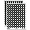 thumbnail image 1 of Ninja Kanji Script 200+ Round Stickers - Black - Gloss Finish - 0.50" Size, 1 of 3