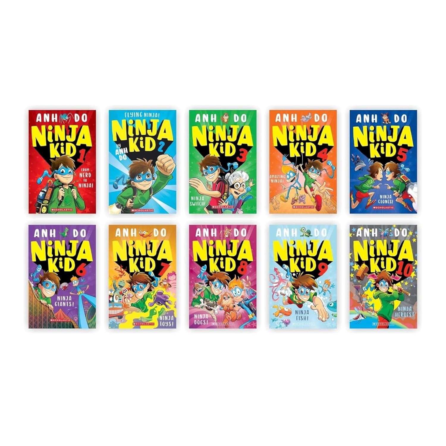 Ninja Kid Books 1-10 - Walmart.com