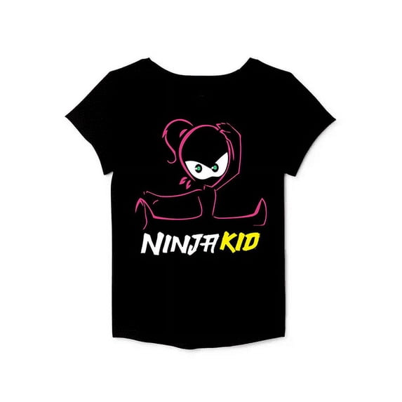Ninja Kid Graphic Tee- Dress Your Ninja Kid in Cool Gear! Size 4-5